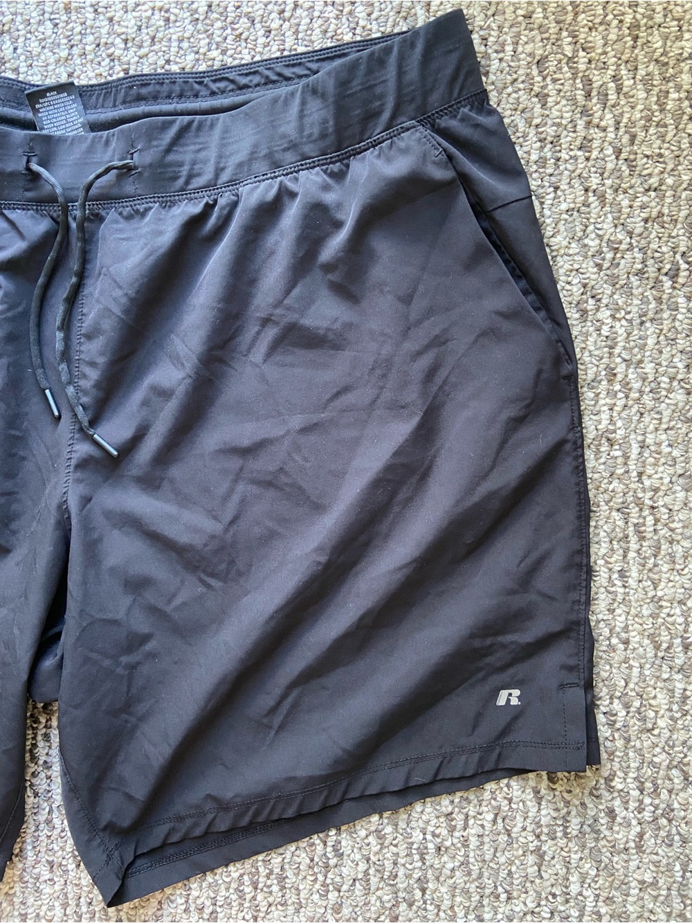 Russell Athletic Black Men's Athletic Shorts - Picture 7 of 11